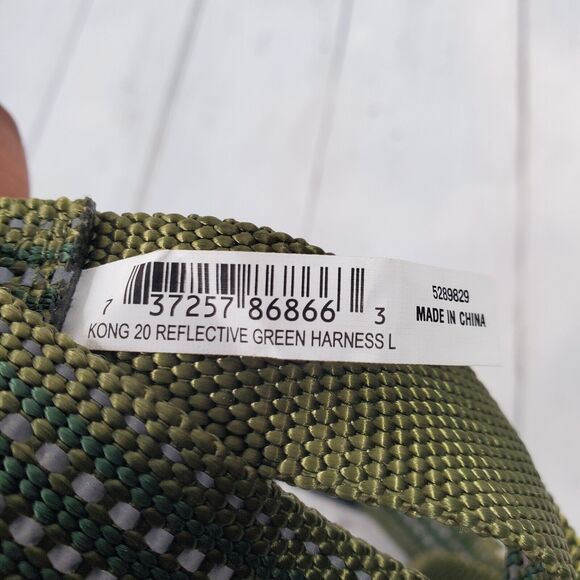 KONG Dog Harness, Comfort + Reflective Padded Green Size Large - Picture 12 of 12